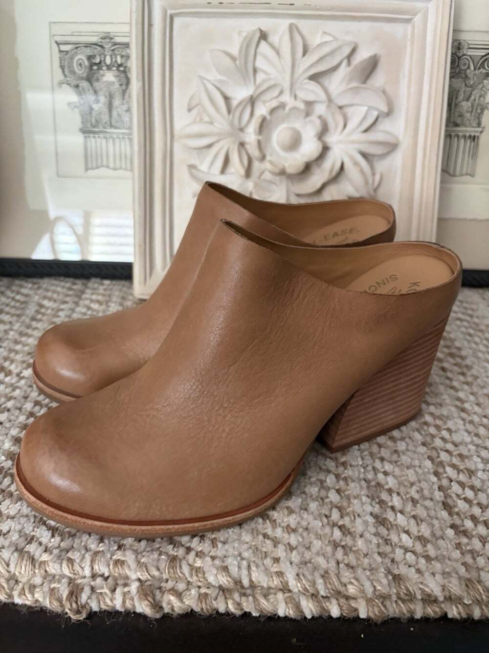 KORK EASE - Challis Clogs Brown Leather Womens sz 9